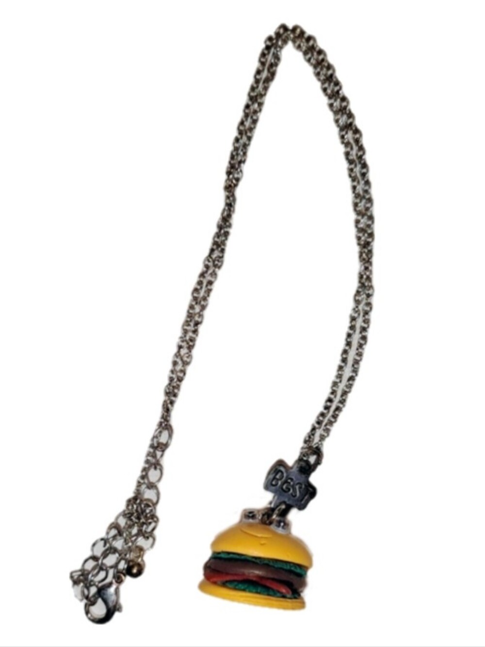 4/$15 🌻 Novelty Burger Pendant Necklace